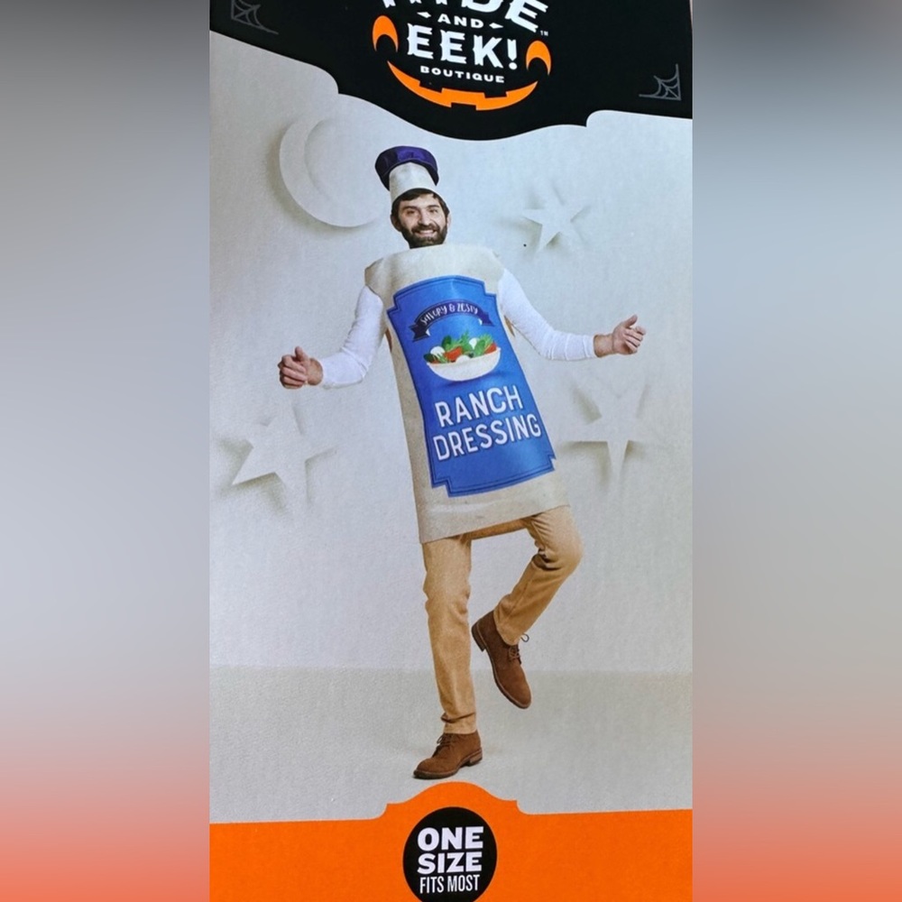 Savory and Zesty Ranch Dressing Adult Halloween Costume